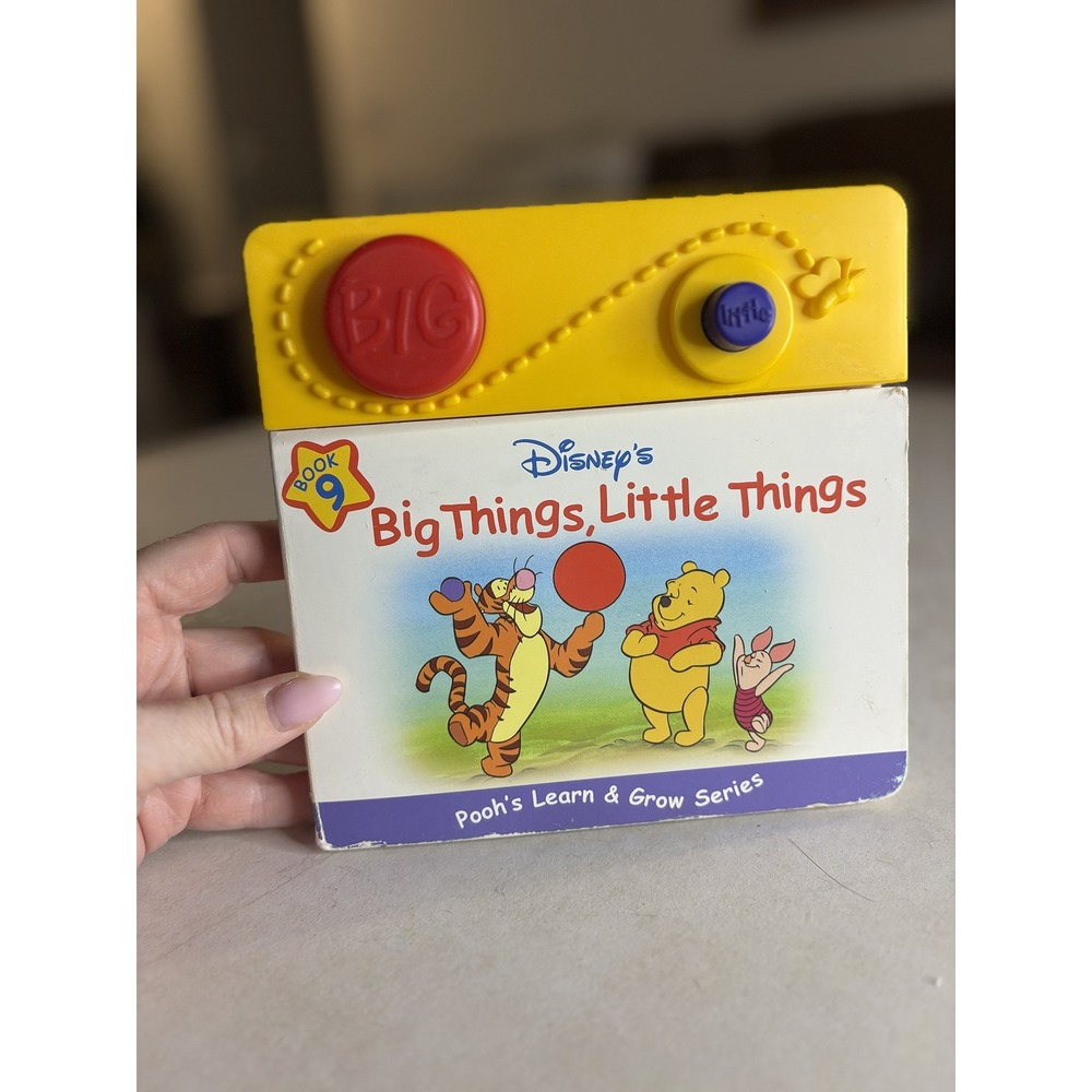 Disney Winnie the Pooh Big Things Little Things Book 9 Learn & Grow Series 1999